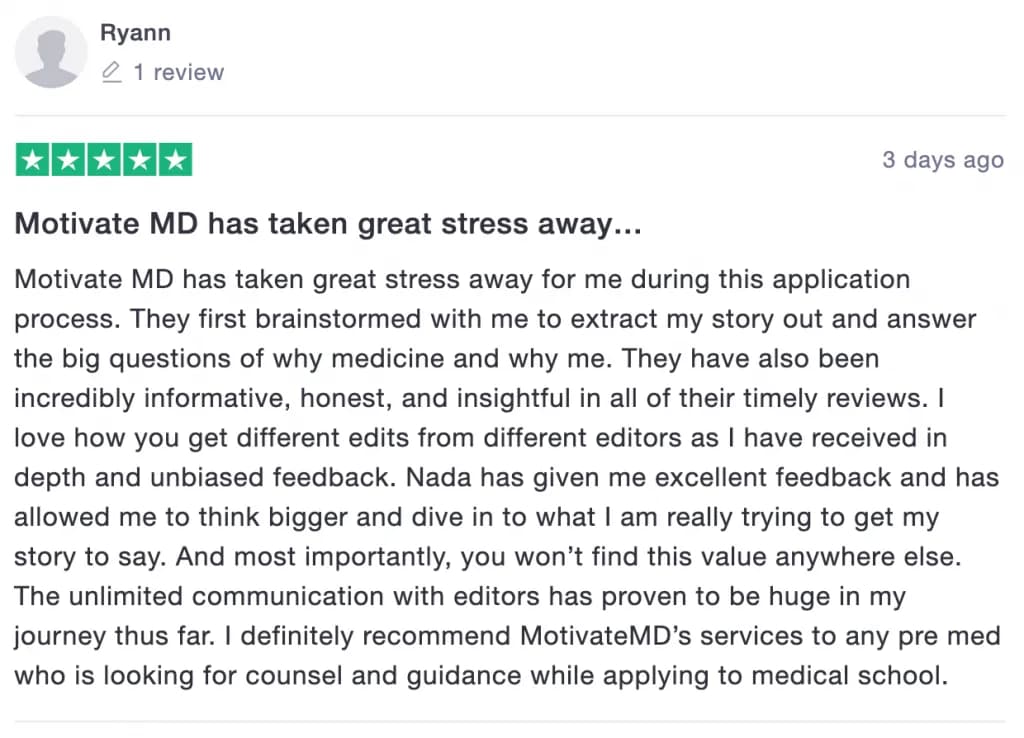 Motivate MD Review