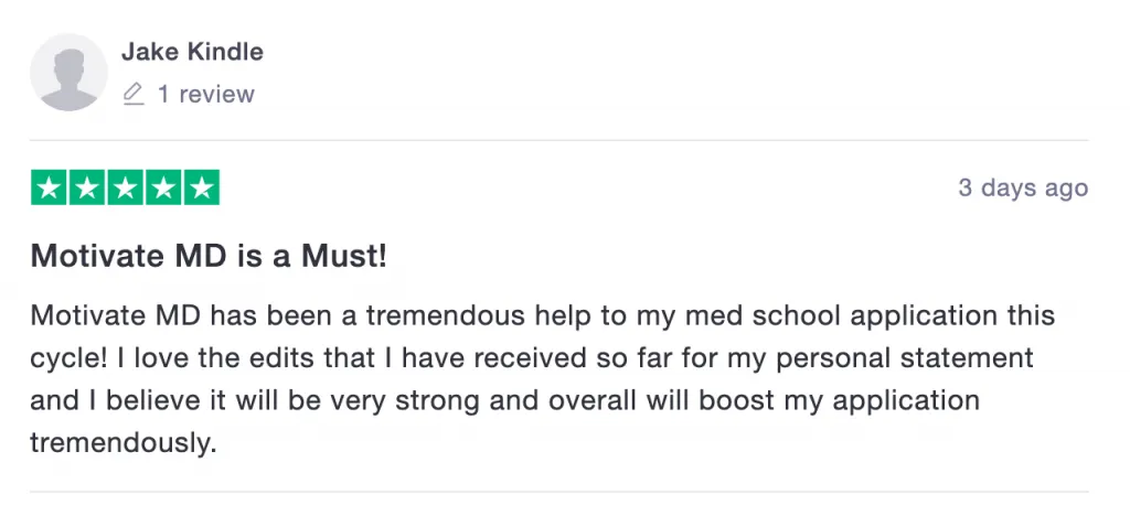 Motivate MD Trustpilot Review