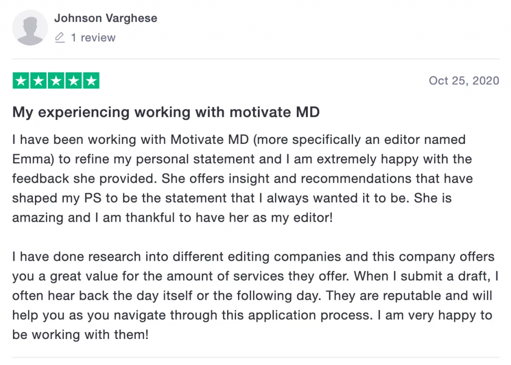 Motivate MD Reviews